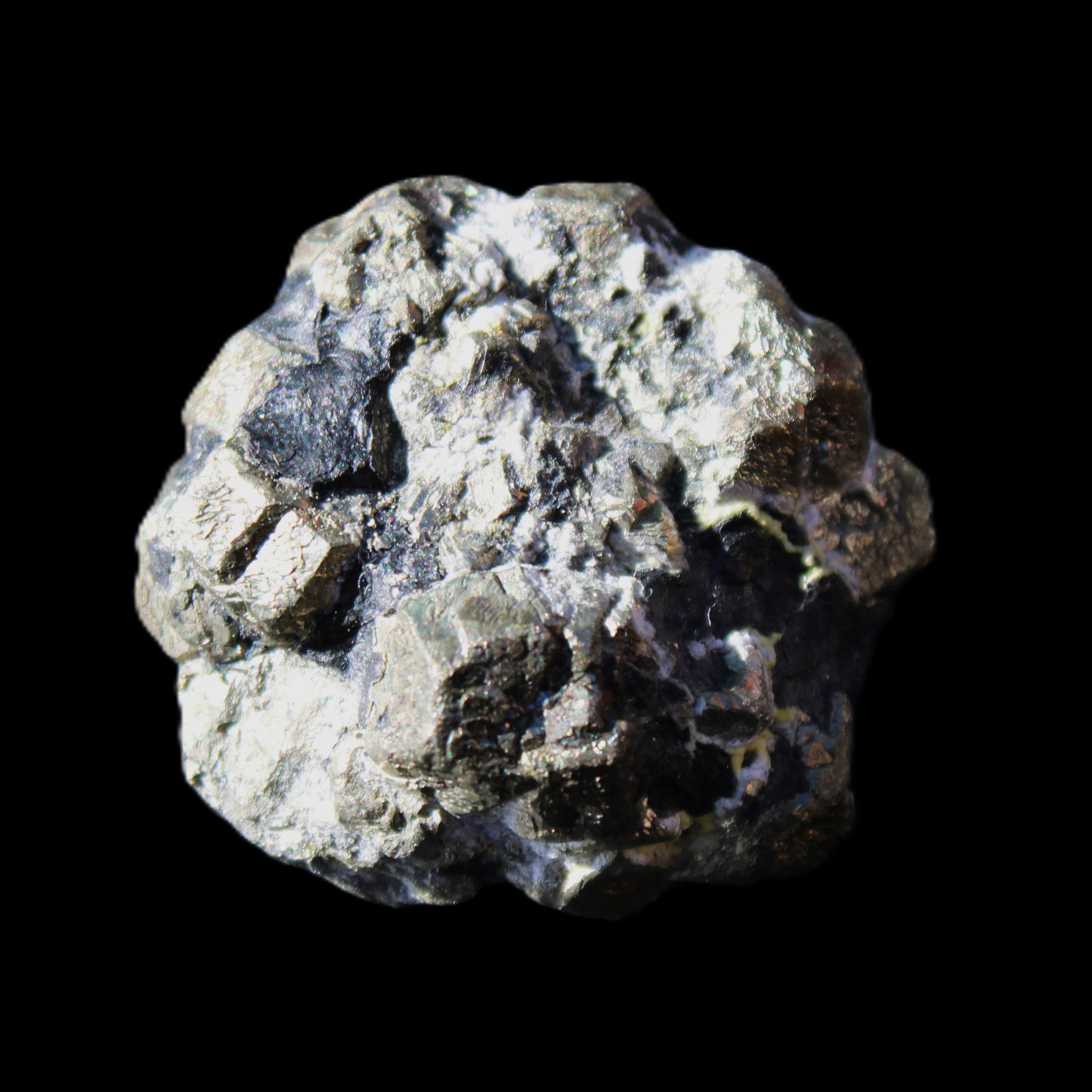 Chalcopyrite cluster from Pakistan 32*28*24mm 52.4g in sunlight - Rocks and Things Store