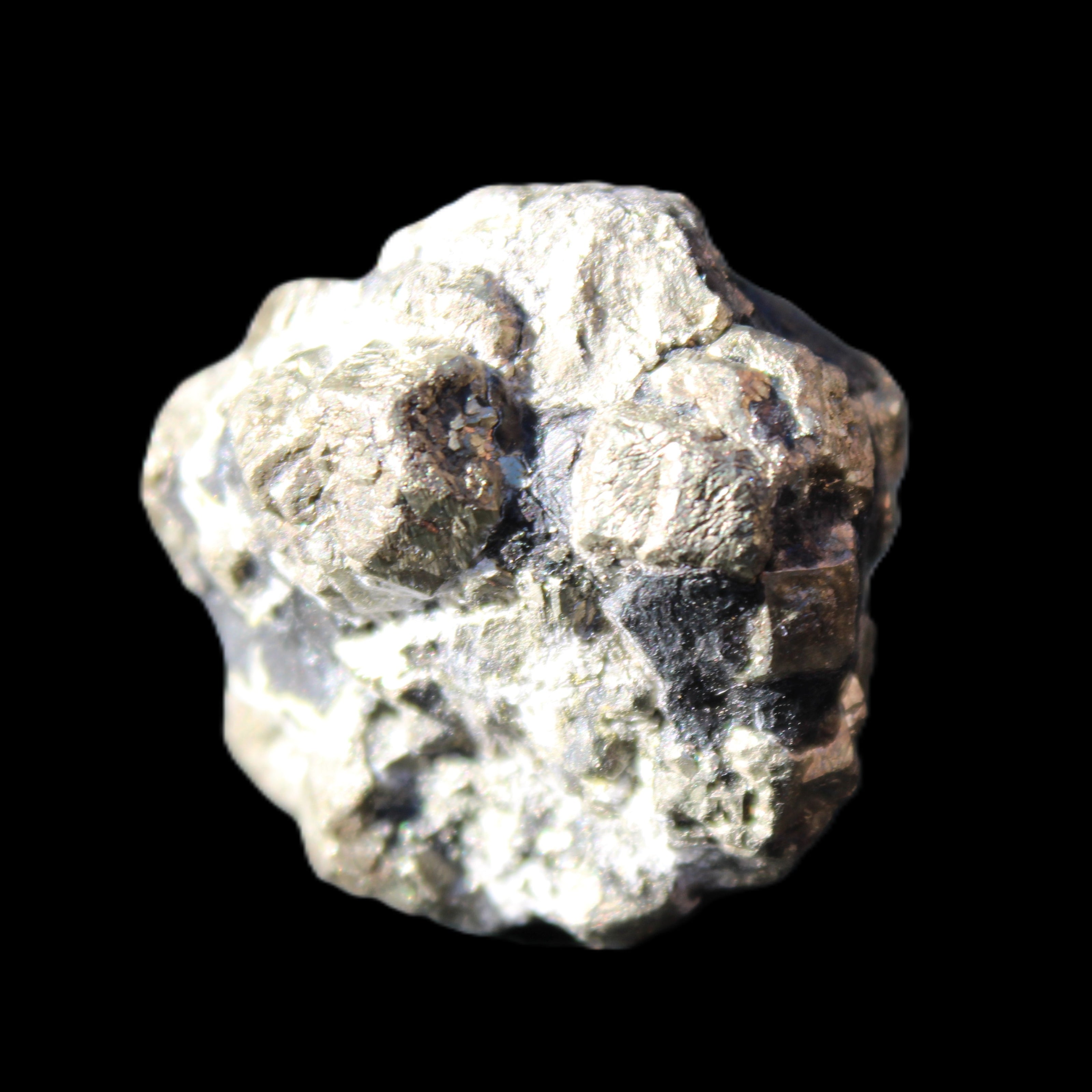 Chalcopyrite cluster from Pakistan 32*28*24mm 52.4g in sunlight - Rocks and Things Store