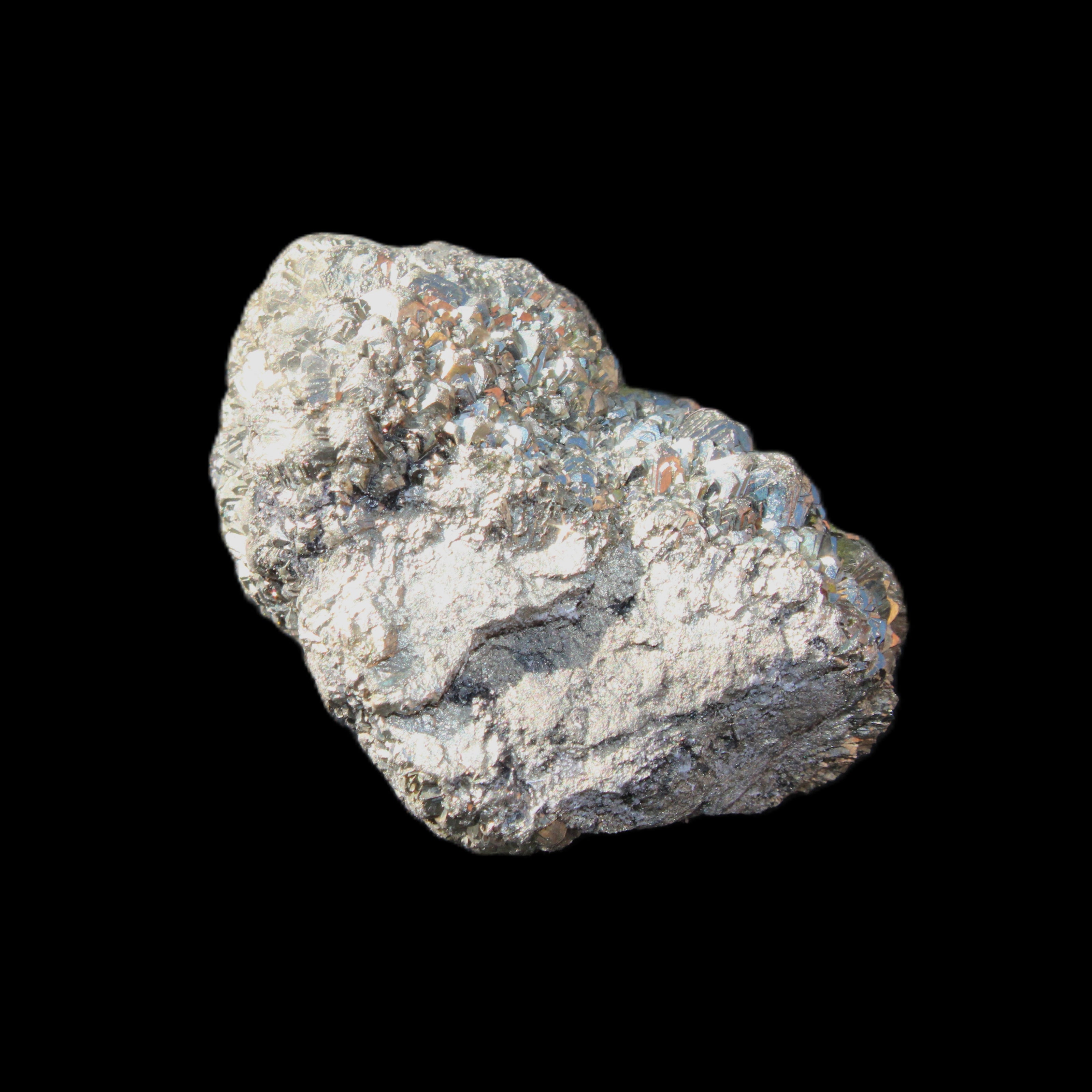 Chalcopyrite cluster from Pakistan 42*32*27mm 66.8g in sunlight - Rocks and Things Store