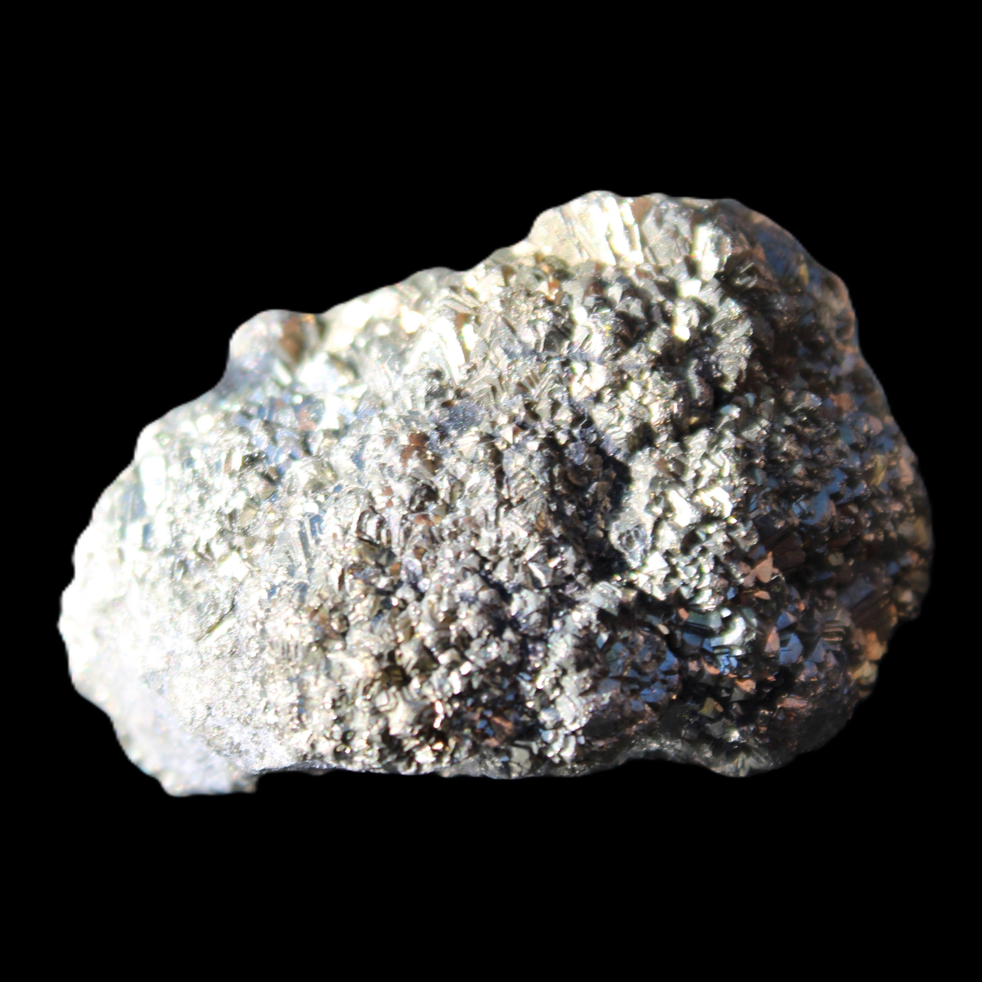 Chalcopyrite cluster from Pakistan 42*32*27mm 66.8g in sunlight - Rocks and Things Store