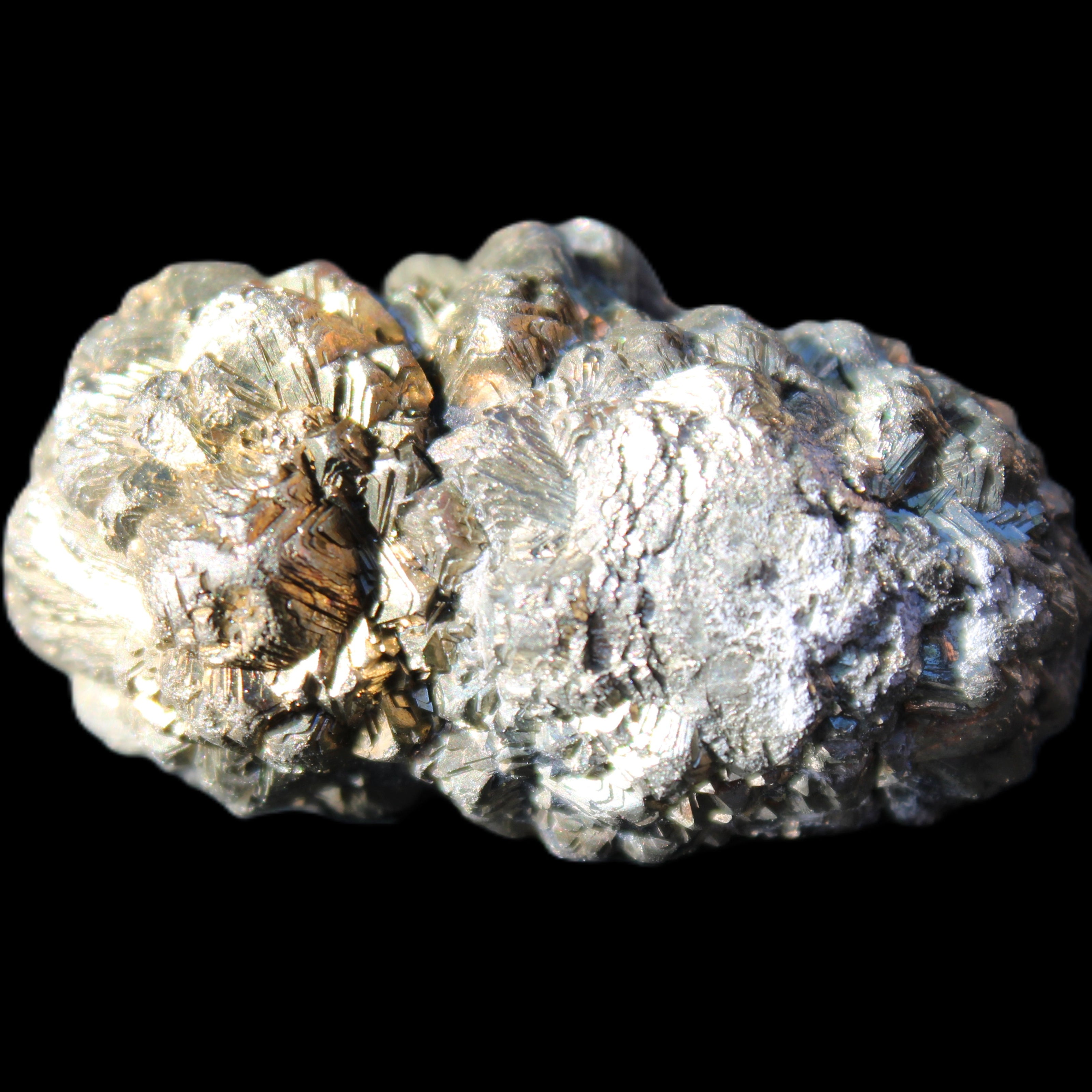 Chalcopyrite cluster from Pakistan 36*20*20mm 44.5g in sunlight - Rocks and Things Store