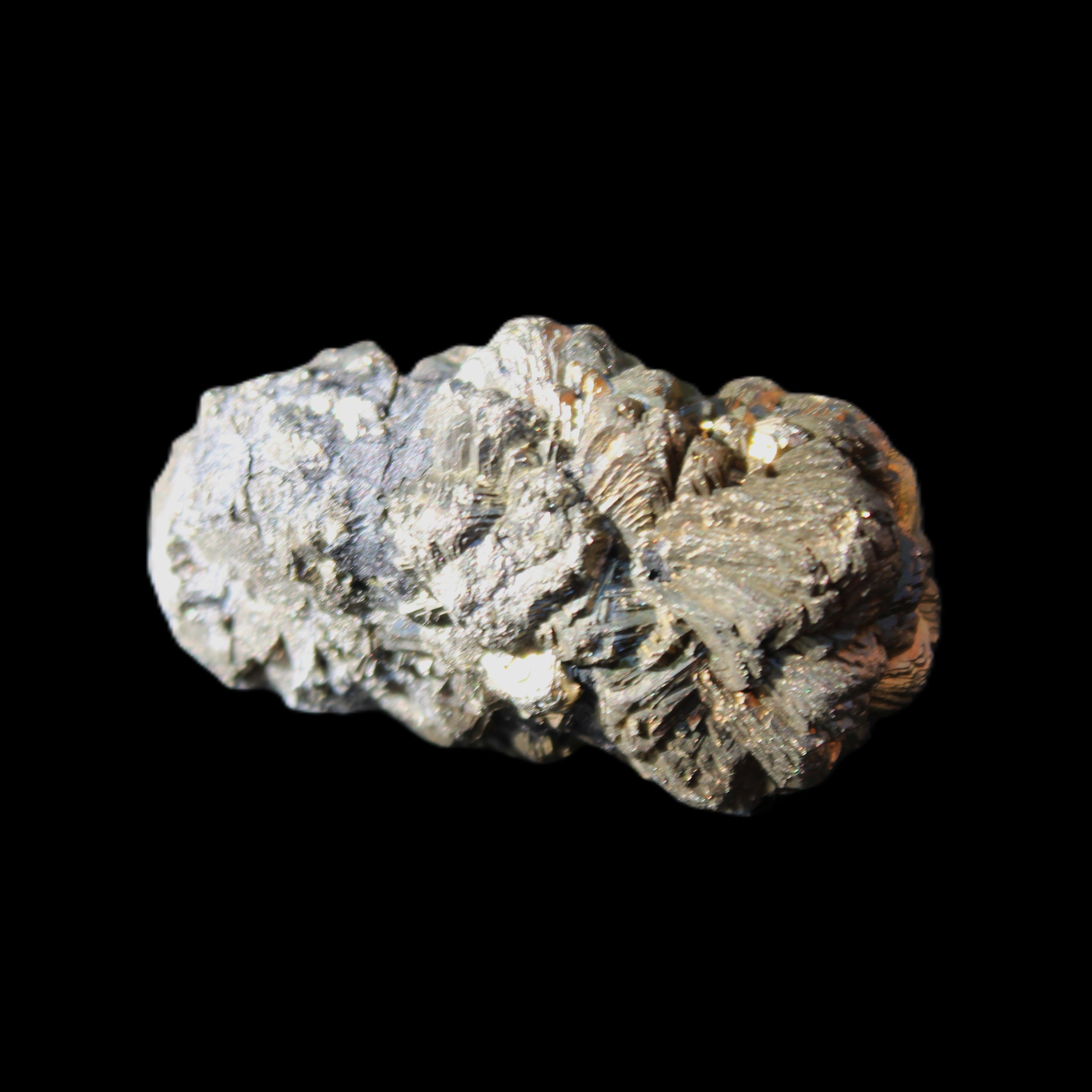 Chalcopyrite cluster from Pakistan 36*20*20mm 44.5g in sunlight - Rocks and Things Store