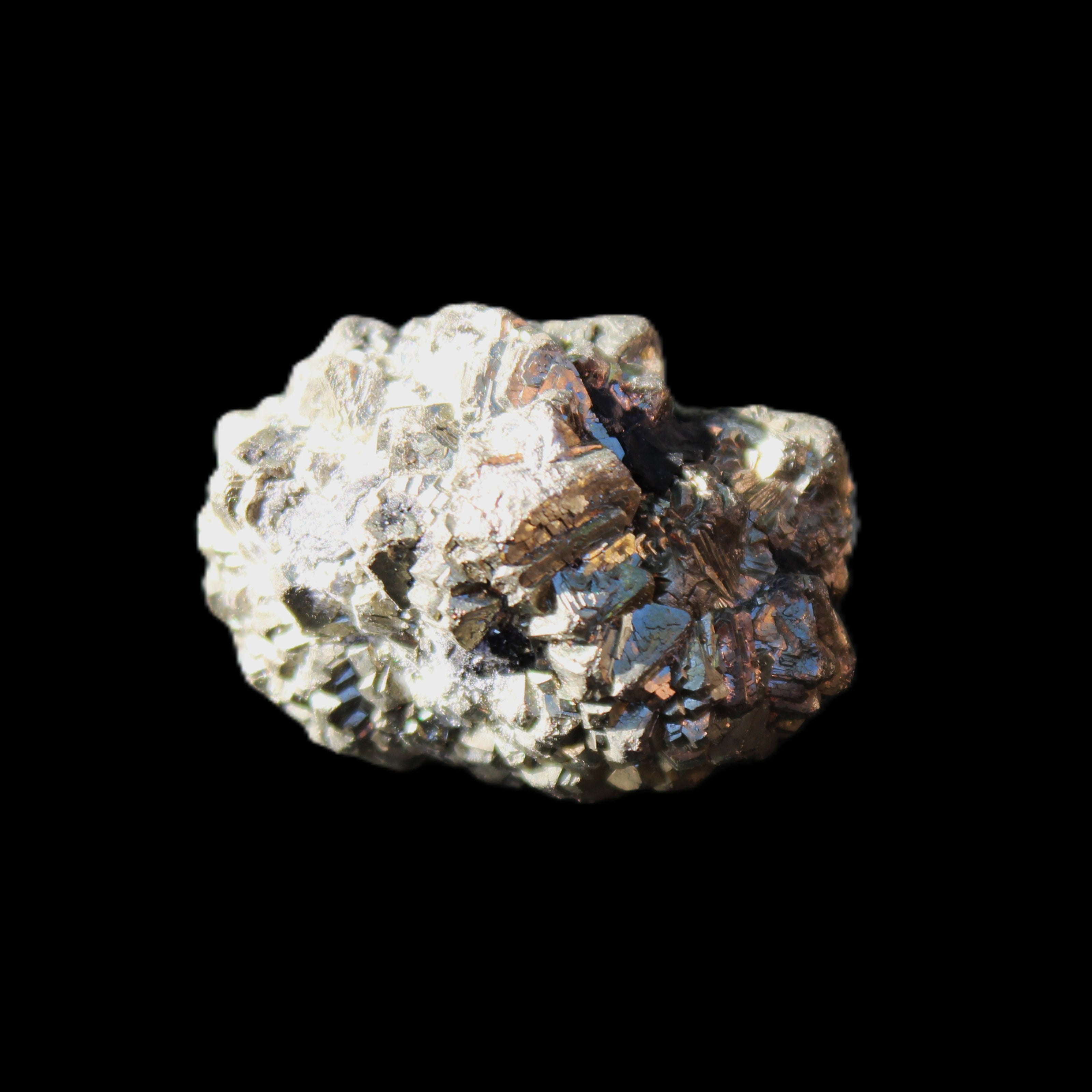 Chalcopyrite cluster from Pakistan 35*25*24mm 48g in sunlight - Rocks and Things Store