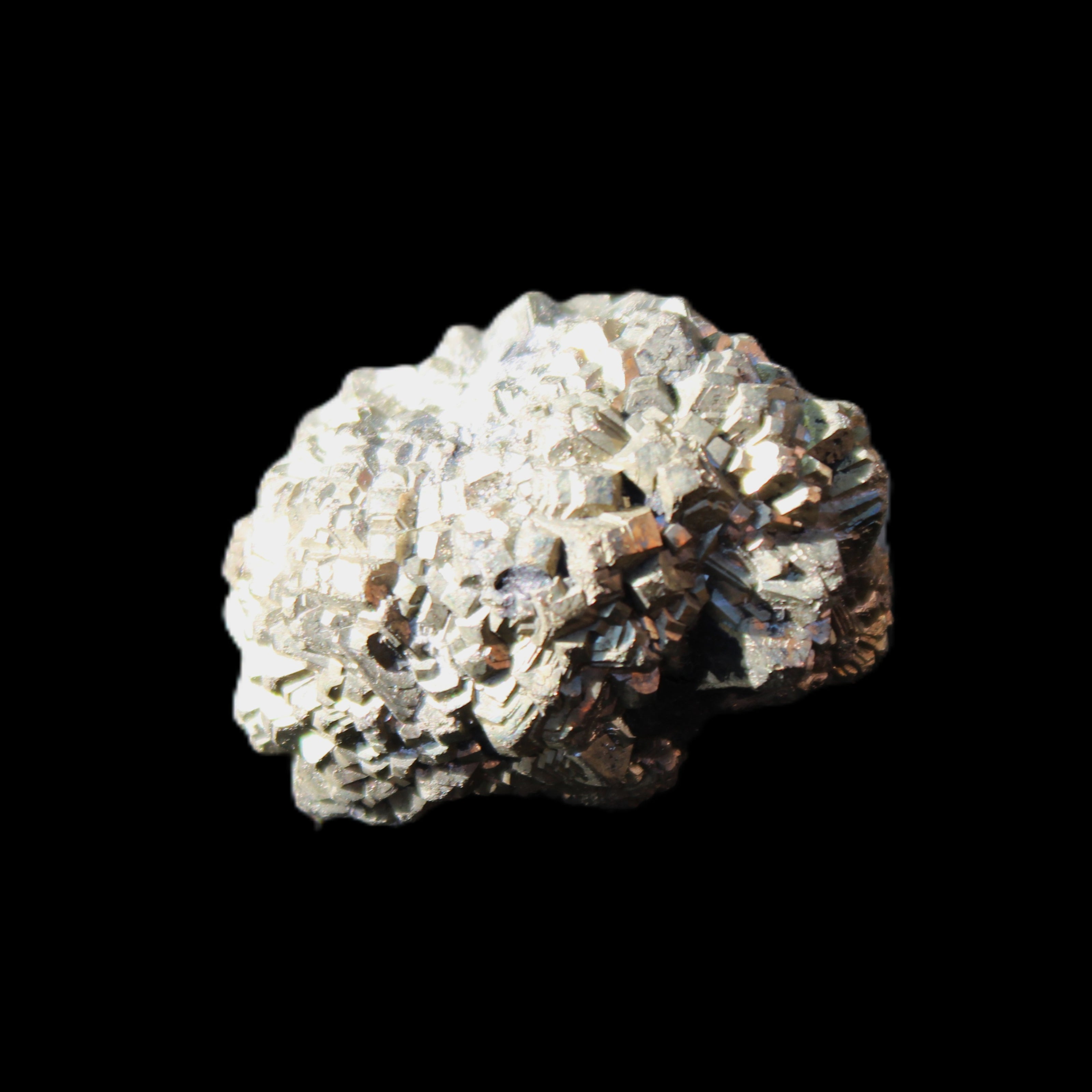 Chalcopyrite cluster from Pakistan 35*25*24mm 48g in sunlight - Rocks and Things Store