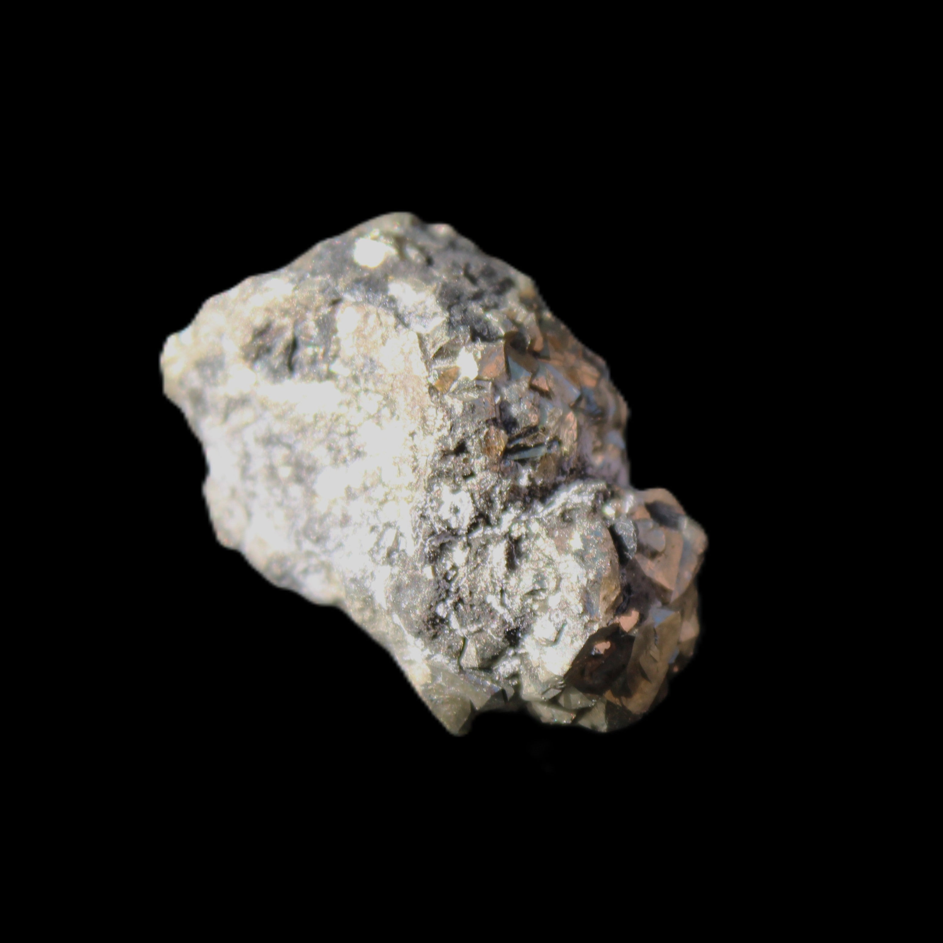 Chalcopyrite cluster from Pakistan 23*15*15mm 13.5g in sunlight - Rocks and Things Store