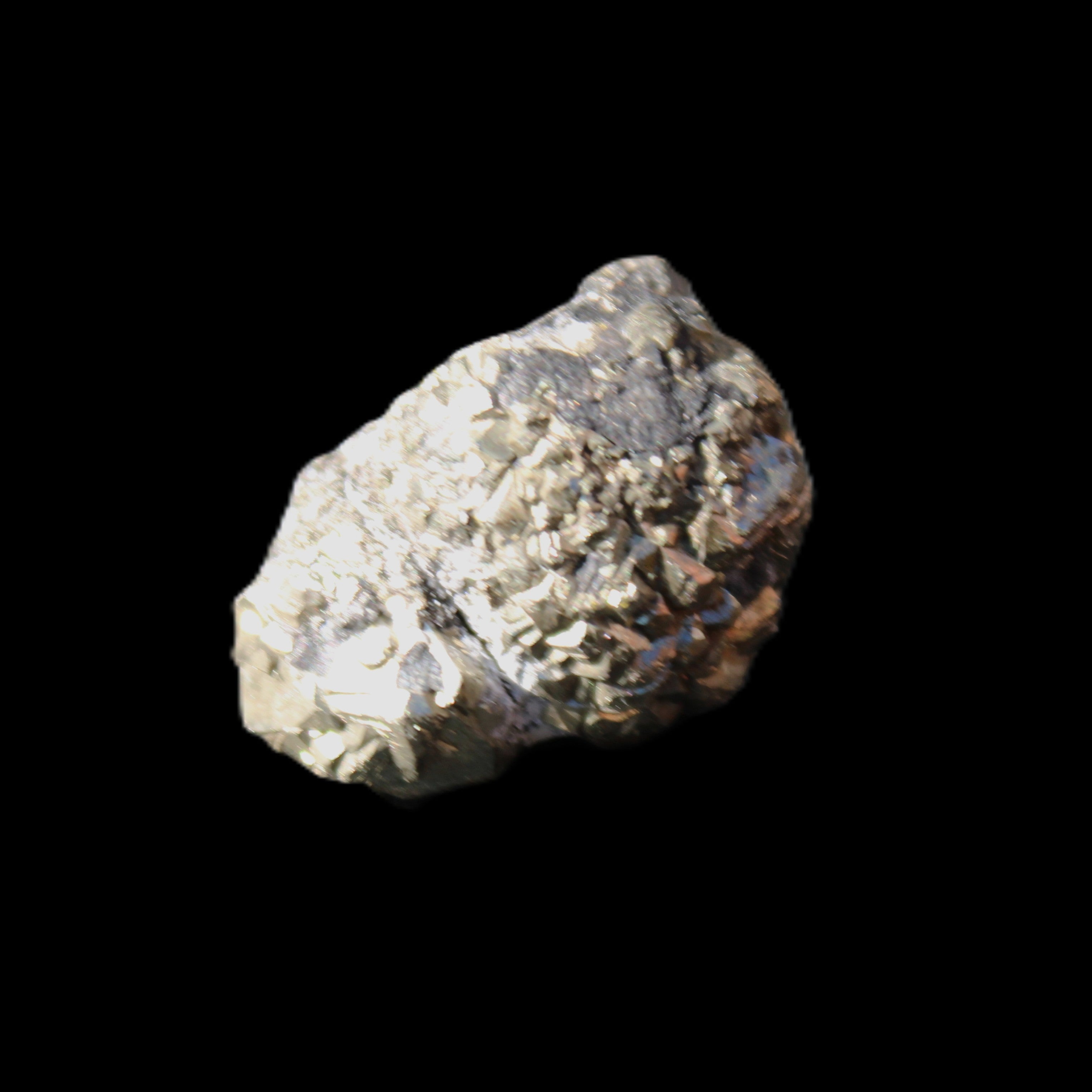 Chalcopyrite cluster from Pakistan 23*15*15mm 13.5g in sunlight - Rocks and Things Store