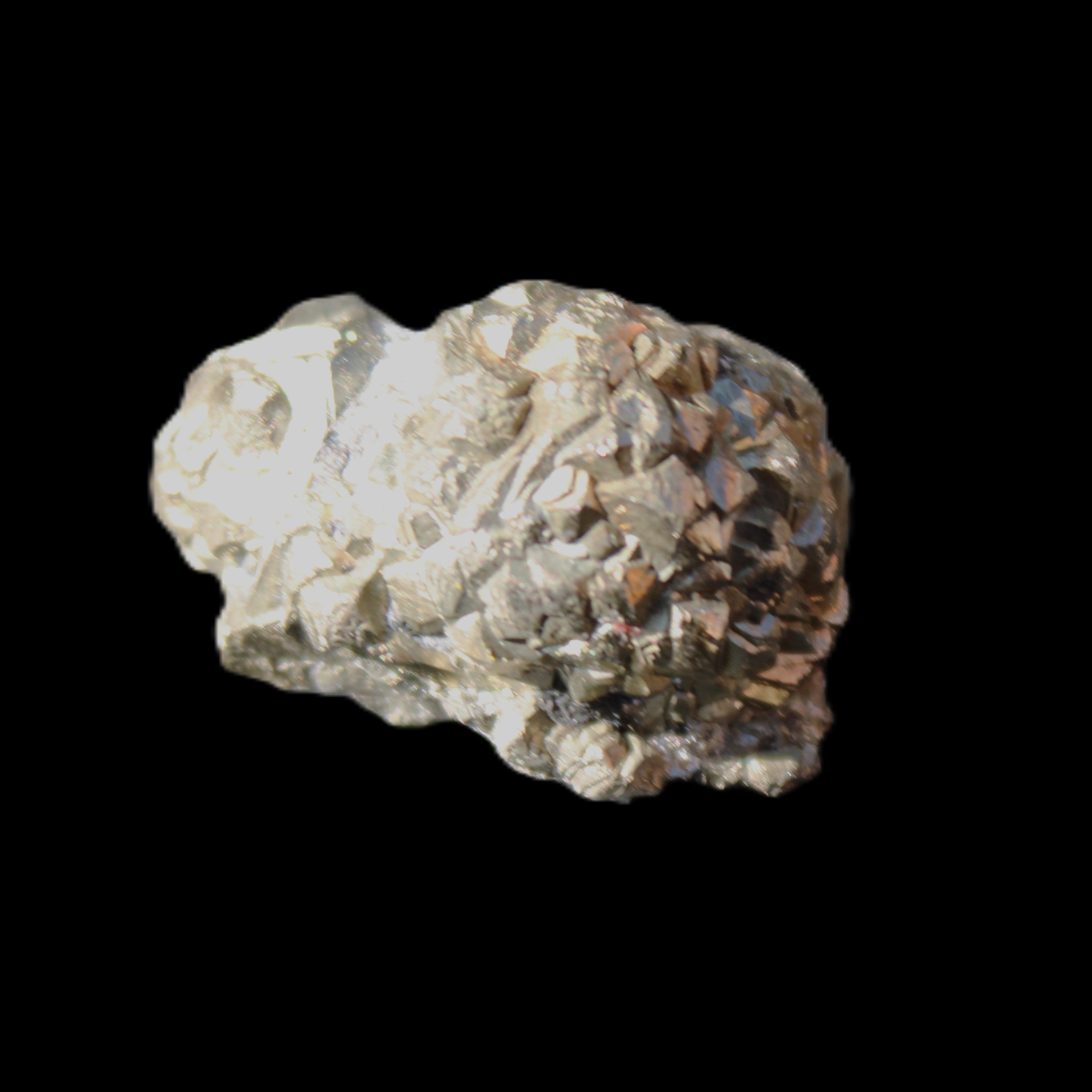 Chalcopyrite cluster from Pakistan 23*15*15mm 13.5g in sunlight - Rocks and Things Store