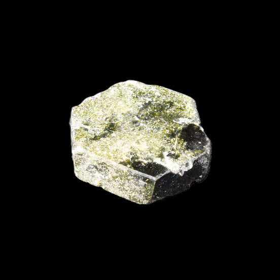 Magnetic Epidote hexagon crystal 24-27mm 7-9g in sunlight - Rocks and Things Store