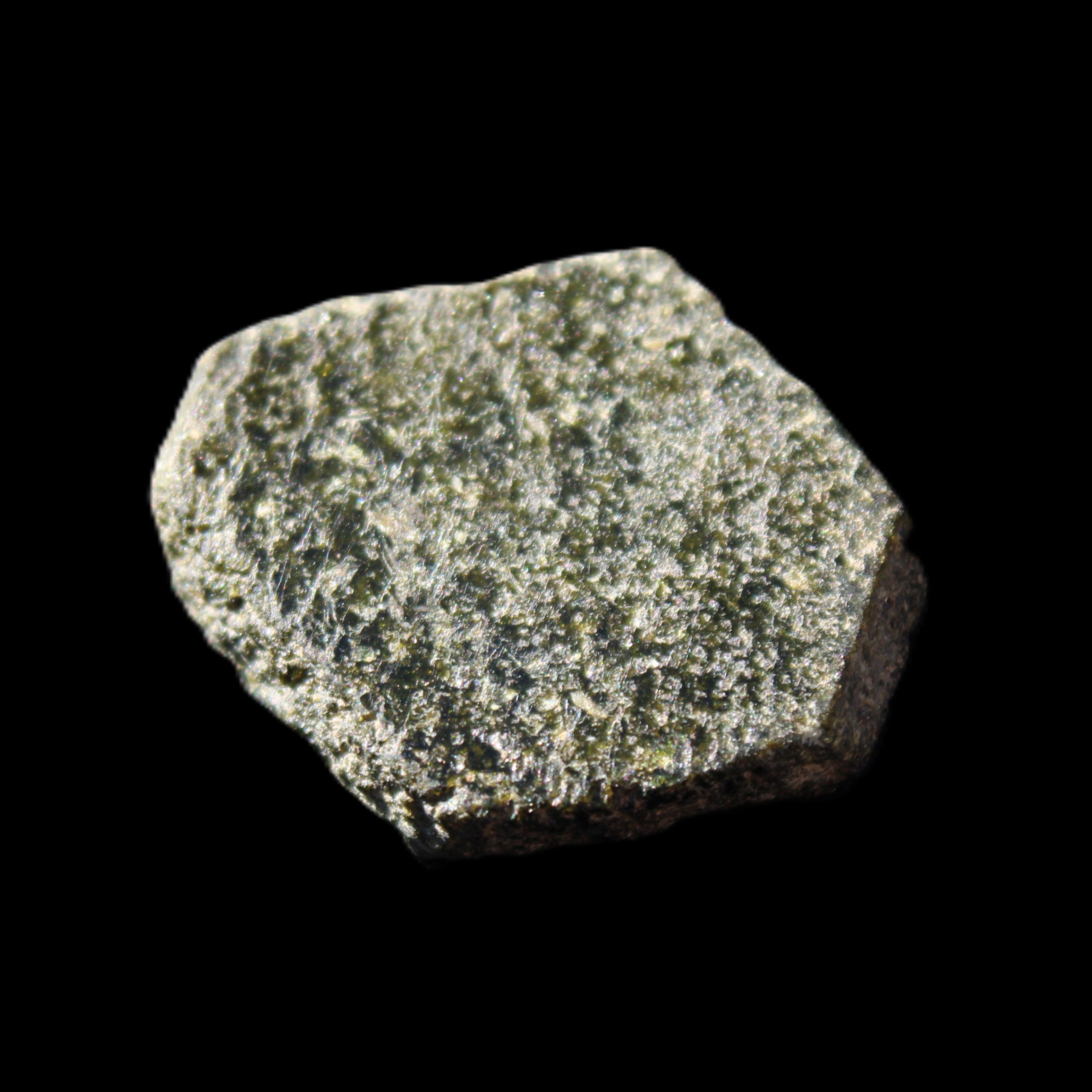 Magnetic Epidote hexagon crystal 24-27mm 7-9g in sunlight - Rocks and Things Store