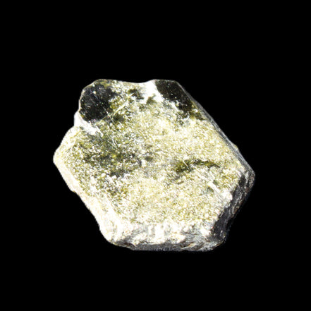 Magnetic Epidote hexagon crystal 24-27mm 7-9g in sunlight - Rocks and Things Store