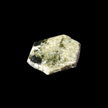 Magnetic Epidote hexagon crystal 24-27mm 7-9g in sunlight - Rocks and Things Store