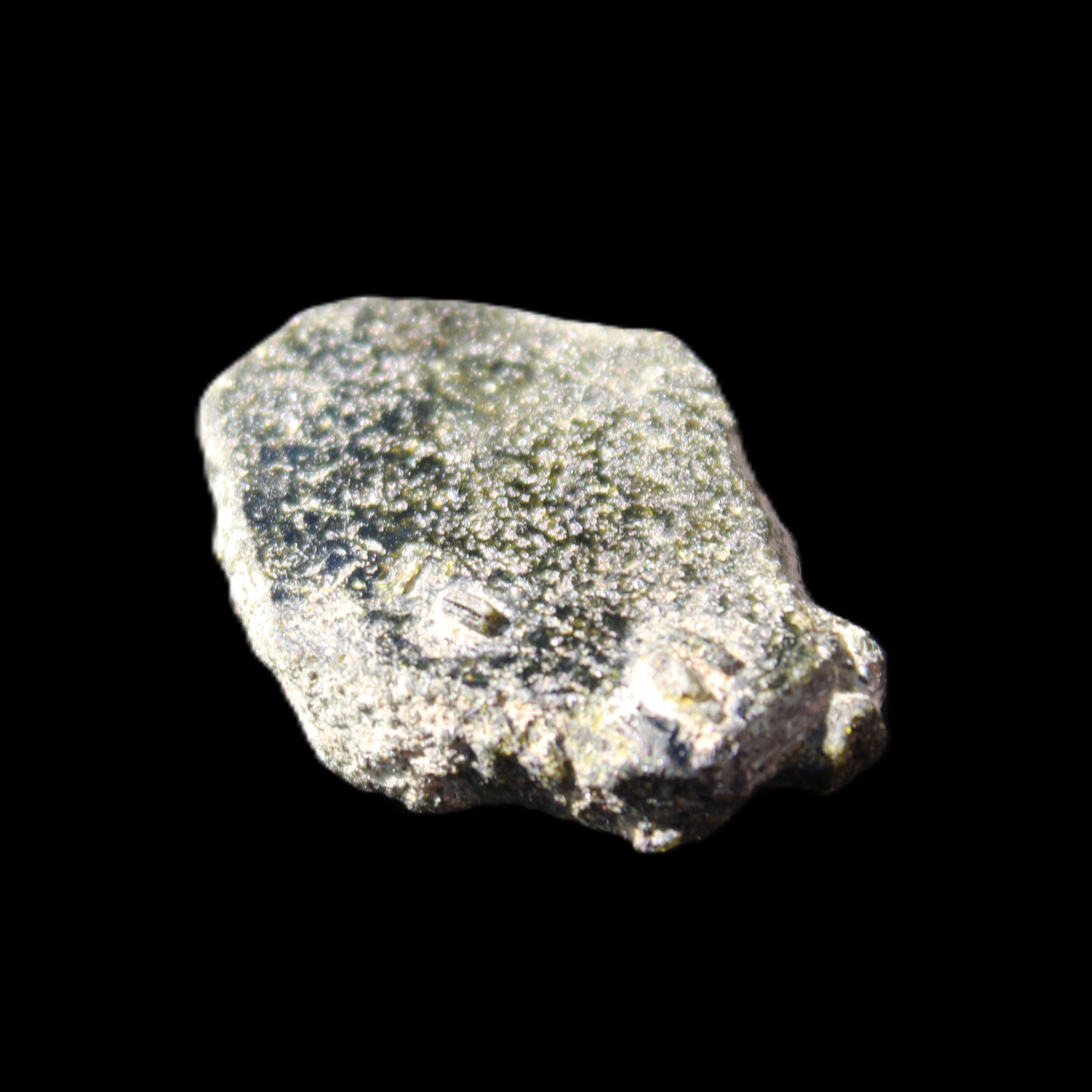 Magnetic Epidote hexagon crystal 24-27mm 7-9g in sunlight - Rocks and Things Store