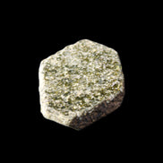 Magnetic Epidote hexagon crystal 24-27mm 7-9g in sunlight - Rocks and Things Store