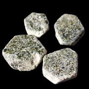 Magnetic Epidote 4 hexagon crystals 11-21m 10g in sunlight - Rocks and Things Store