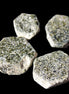 Magnetic Epidote 4 hexagon crystals 11-21m 10g in sunlight - Rocks and Things Store