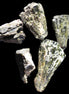 Epidote 5 floral crystal clusters 22-38mm 32.7g in sunlight - Rocks and Things Store