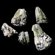 Epidote 5 floral crystal clusters 22-38mm 32.7g in sunlight - Rocks and Things Store