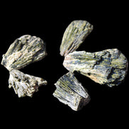 Epidote 5 floral crystal clusters 22-38mm 32.7g in sunlight - Rocks and Things Store