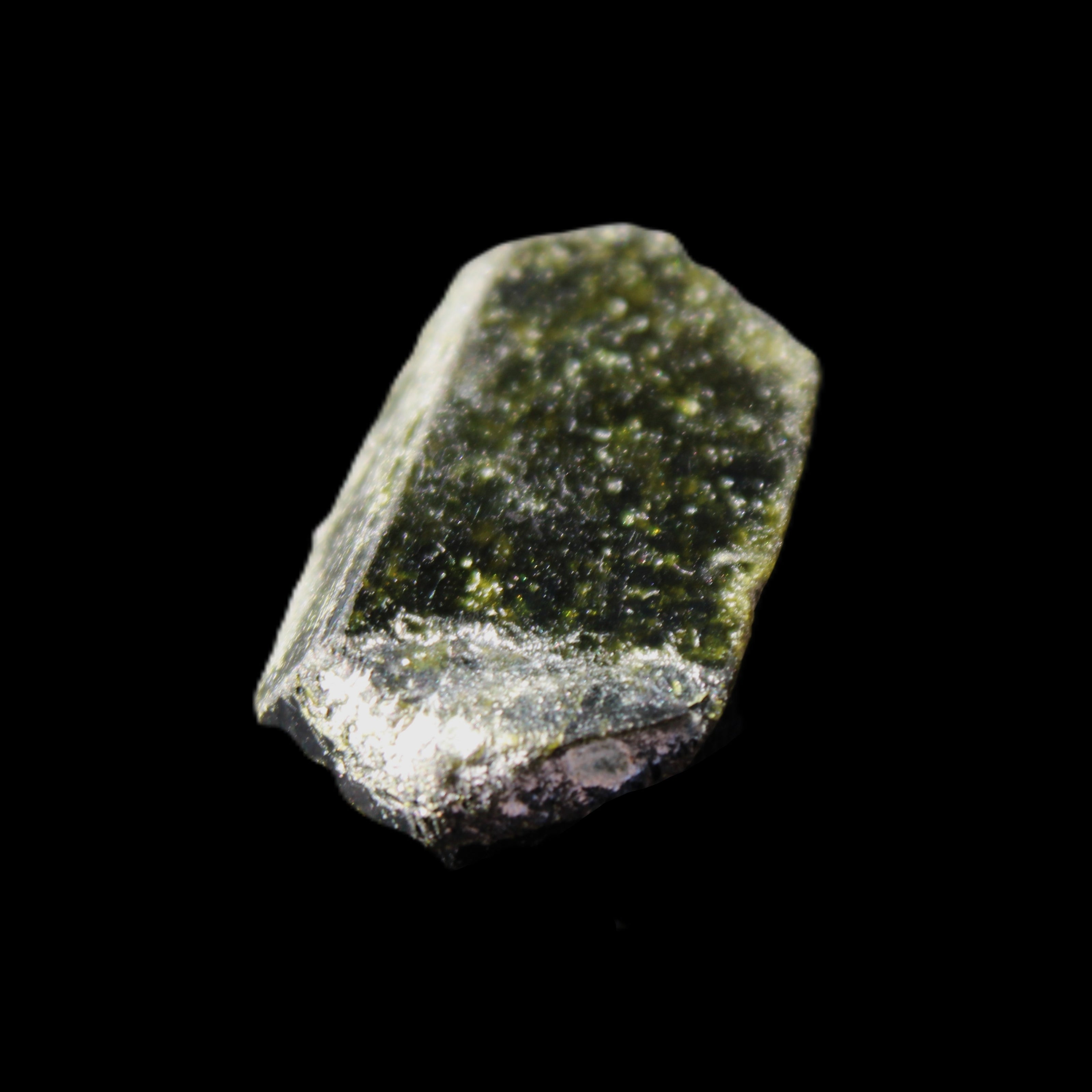 Magnetic Epidote irregular hexagon crystals 22-27mm 5-7g in sunlight - Rocks and Things Store