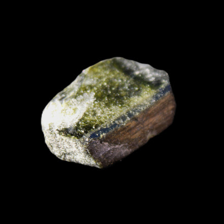 Magnetic Epidote irregular hexagon crystals 22-27mm 5-7g in sunlight - Rocks and Things Store