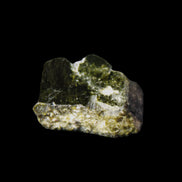 Magnetic Epidote irregular hexagon crystals 22-27mm 5-7g in sunlight - Rocks and Things Store