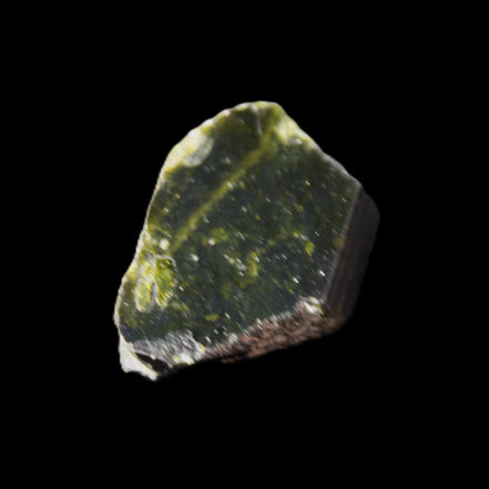 Magnetic Epidote irregular hexagon crystals 22-27mm 5-7g in sunlight - Rocks and Things Store