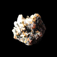 Red Zircon, Spessartine, Tourmaline on Epidote & Feldspar specimen 28*25*28mm 21g in sunlight - Rocks and Things Store