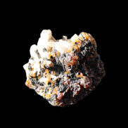 Red Zircon, Spessartine, Tourmaline on Epidote & Feldspar specimen 28*25*28mm 21g in sunlight - Rocks and Things Store