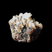 Red Zircon, Spessartine, Tourmaline on Epidote & Feldspar specimen 28*25*28mm 21g in sunlight - Rocks and Things Store