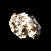 Red Zircon, Spessartine, Tourmaline on Epidote & Feldspar specimen 28*25*28mm 21g in sunlight - Rocks and Things Store