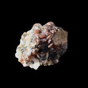 Red Zircon, Spessartine, Tourmaline on Epidote & Feldspar specimen 28*25*28mm 21g in sunlight - Rocks and Things Store