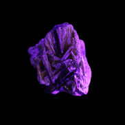 Yellow Tourmaline floral cluster specimen 26*28*25mm 12.5g in UV light - Rocks and Things Store