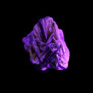 Yellow Tourmaline floral cluster specimen 26*28*25mm 12.5g in UV light - Rocks and Things Store