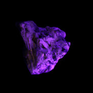 Yellow Tourmaline floral cluster specimen 26*28*25mm 12.5g in UV light - Rocks and Things Store