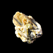 Yellow Tourmaline floral cluster specimen 26*28*25mm 12.5g in sunlight - Rocks and Things Store