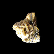 Yellow Tourmaline floral cluster specimen 26*28*25mm 12.5g in sunlight - Rocks and Things Store