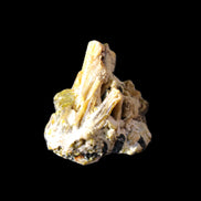 Yellow Tourmaline floral cluster specimen 26*28*25mm 12.5g in sunlight - Rocks and Things Store