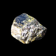 Magnetic Epidote glossy irregular hexagon crystal 20mm 9-11g in sunlight - Rocks and Things Store
