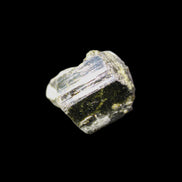 Magnetic Epidote glossy irregular hexagon crystal 20mm 9-11g in sunlight - Rocks and Things Store