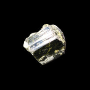 Magnetic Epidote glossy irregular hexagon crystal 20mm 9-11g in sunlight - Rocks and Things Store