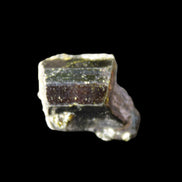 Magnetic Epidote glossy irregular hexagon crystal 20mm 9-11g in sunlight - Rocks and Things Store