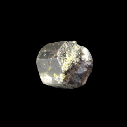 Magnetic Epidote glossy irregular hexagon crystal 20mm 9-11g in sunlight - Rocks and Things Store