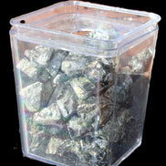 Magnetic Epidote floral, hexagonal & octahedral crystal clusters 490g WHOLESALE in sunlight - Rocks and Things Store