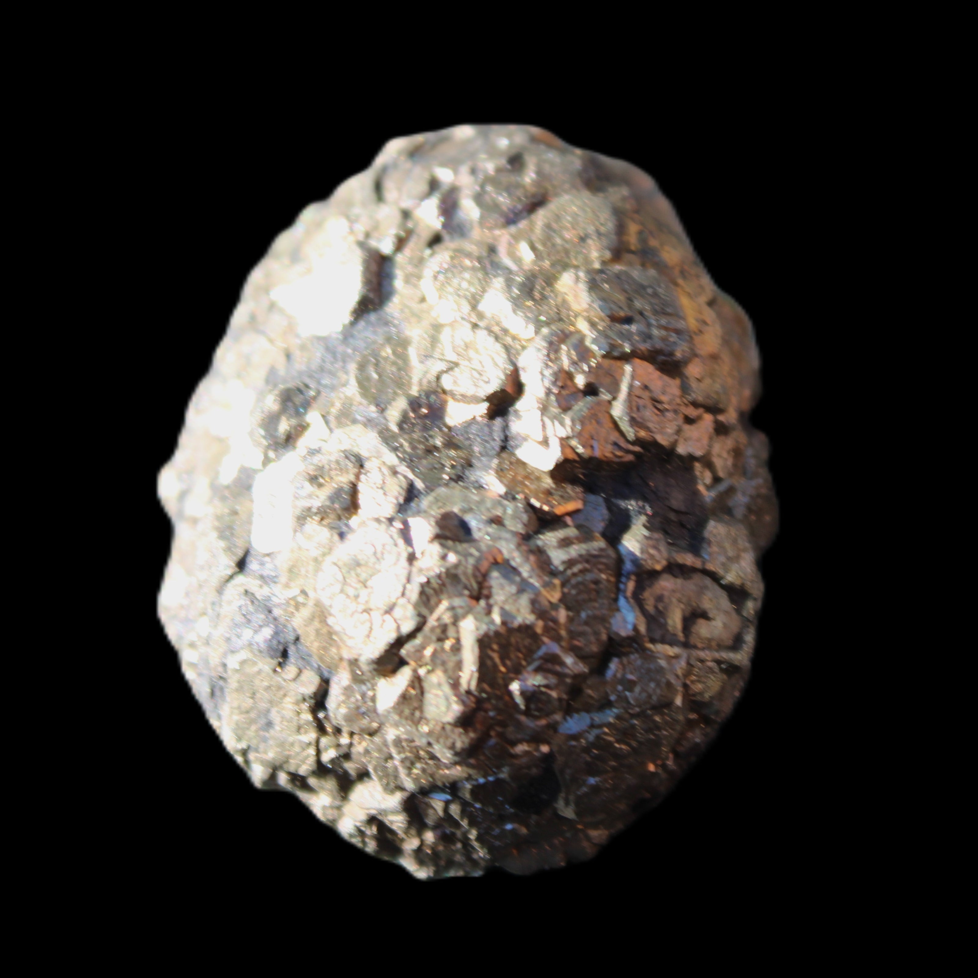 Chalcopyrite cluster from Pakistan 38*27*20mm 59g in sunlight - Rocks and Things Store