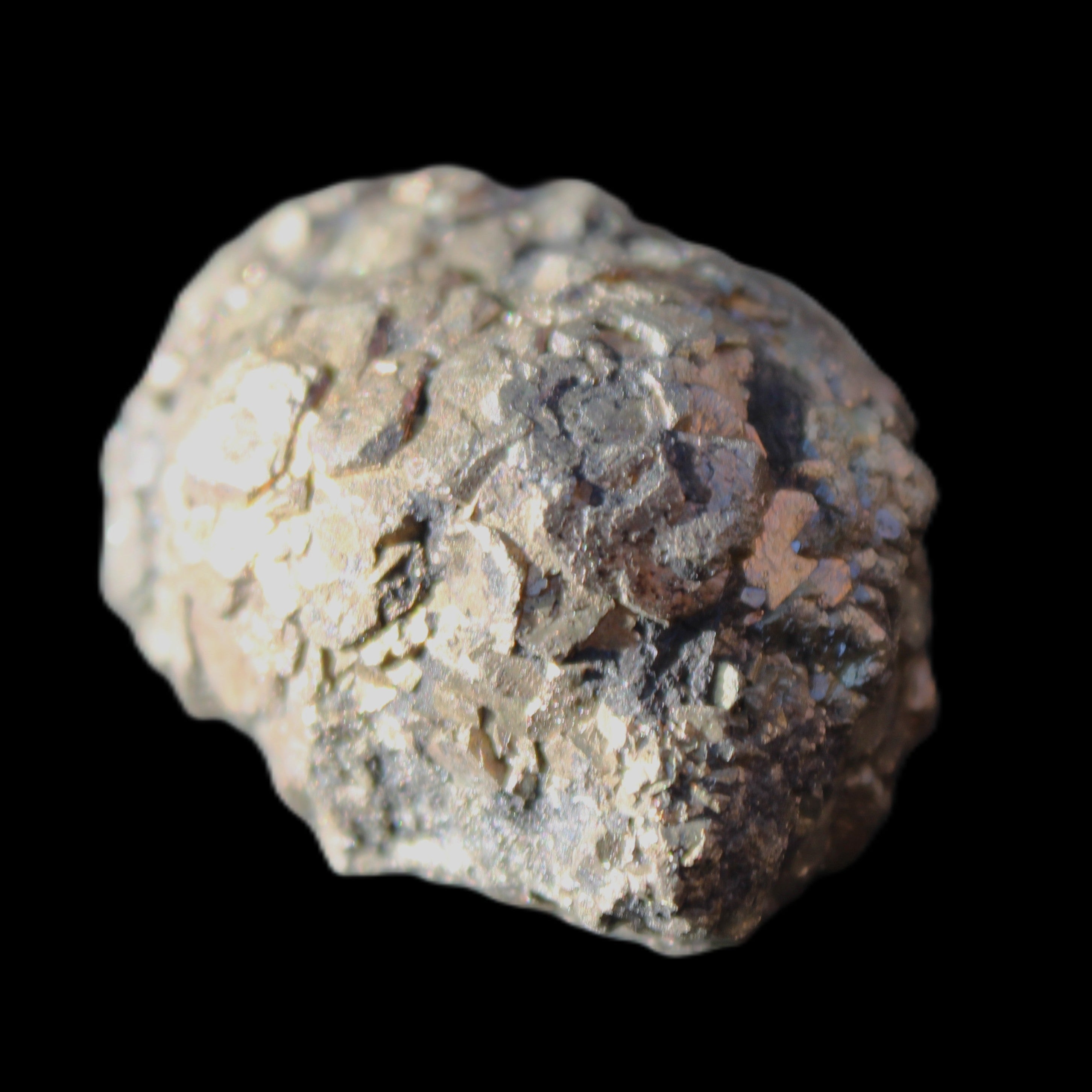 Chalcopyrite cluster from Pakistan 38*27*20mm 59g in sunlight - Rocks and Things Store