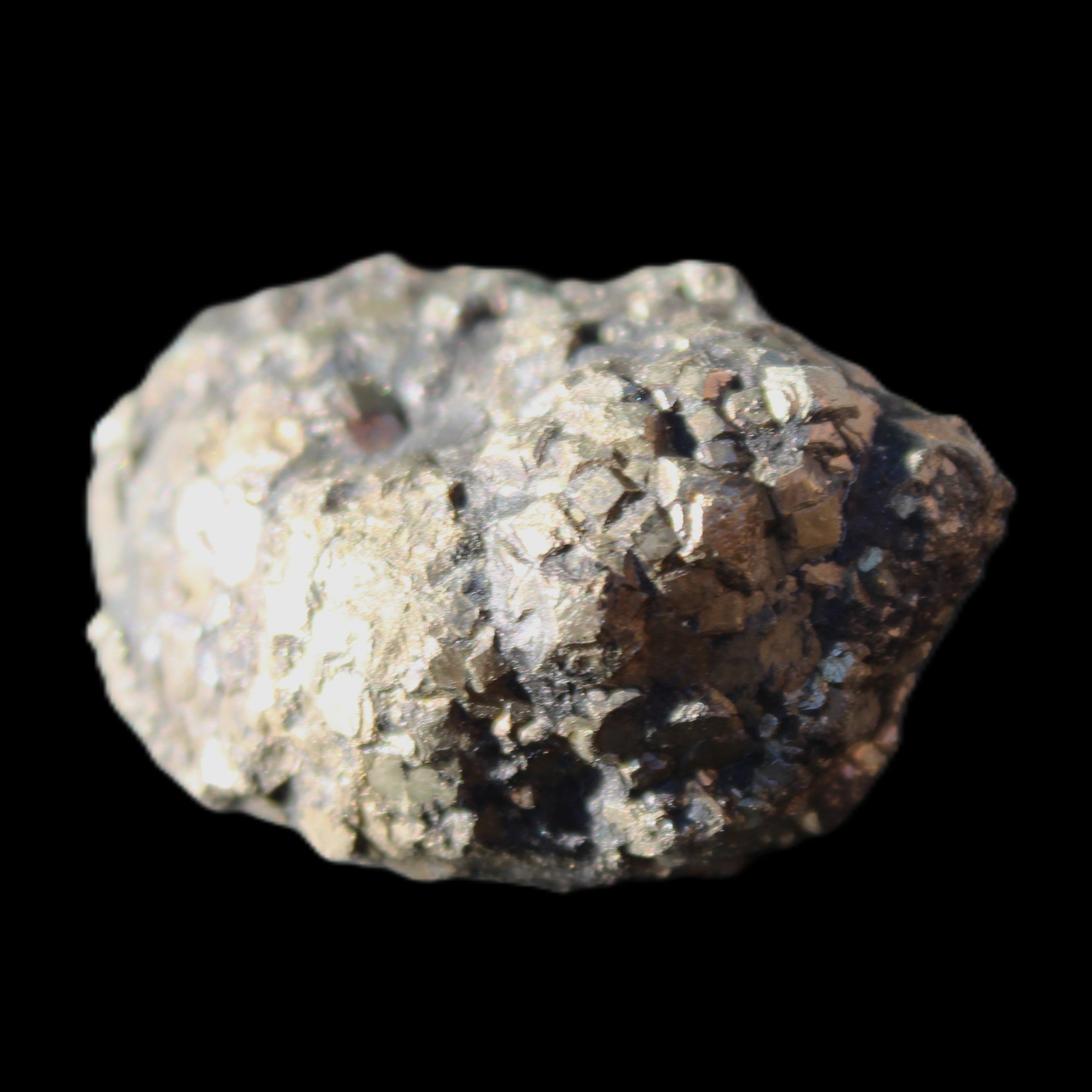 Chalcopyrite cluster from Pakistan 38*27*20mm 59g in sunlight - Rocks and Things Store