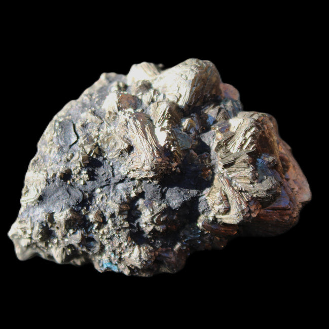 Chalcopyrite cluster from Pakistan 40*25*20mm 53.8g in sunlight - Rocks and Things Store