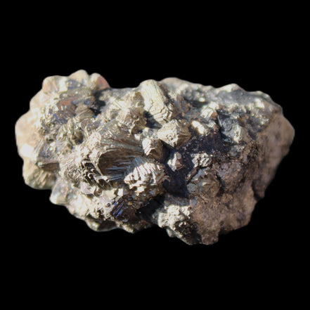 Chalcopyrite cluster from Pakistan 40*25*20mm 53.8g in sunlight - Rocks and Things Store