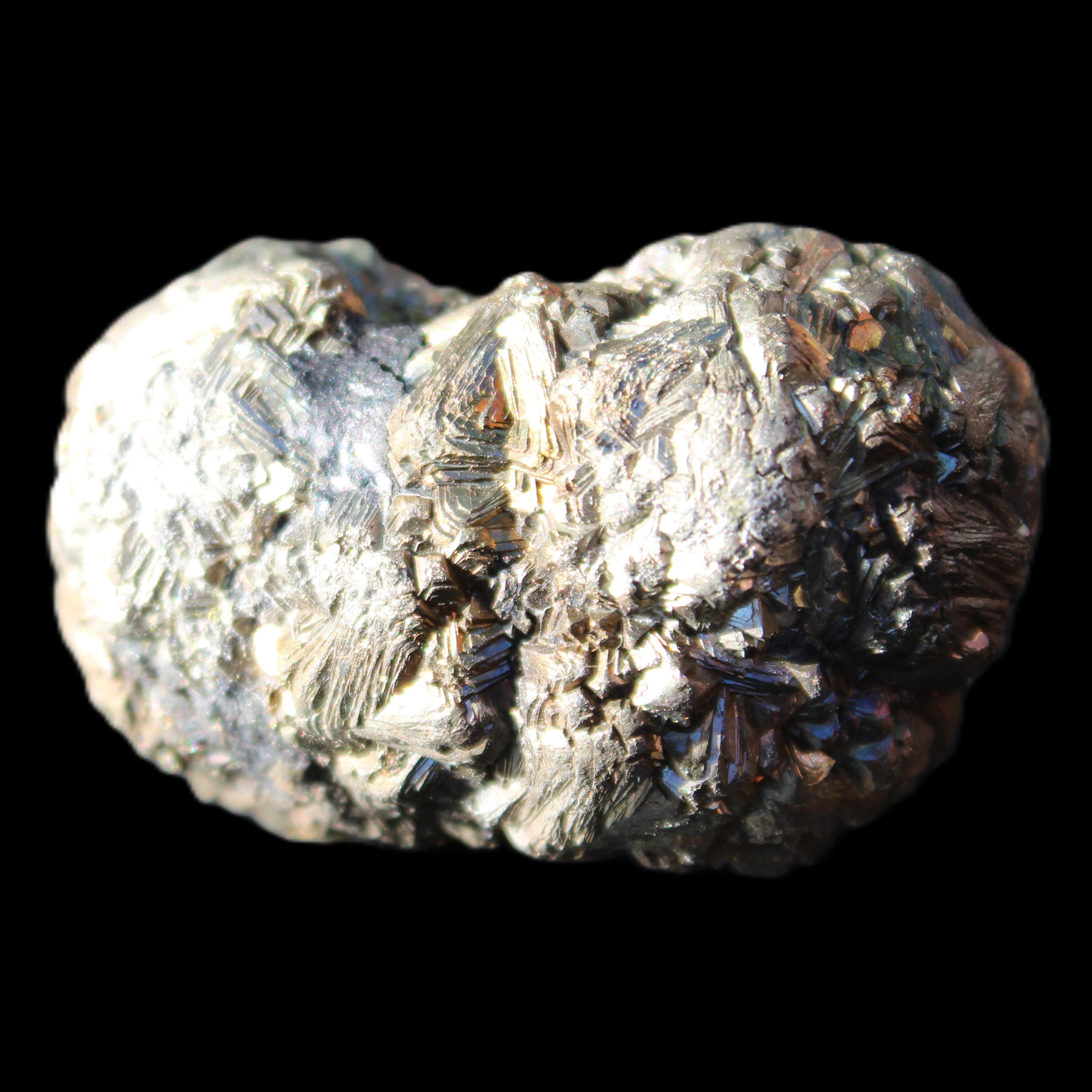 Chalcopyrite cluster from Pakistan 37*22*22mm 53g in sunlight - Rocks and Things Store