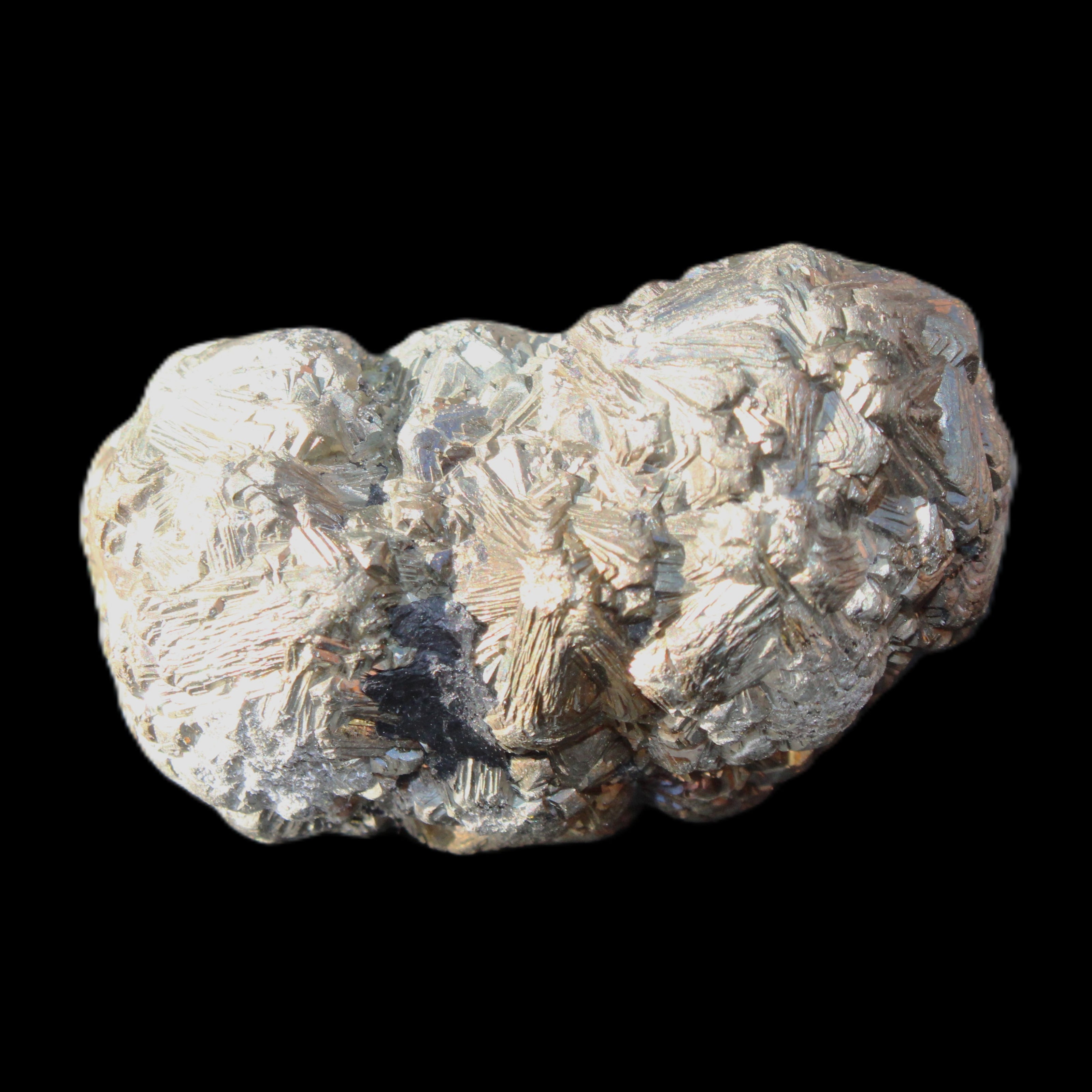 Chalcopyrite cluster from Pakistan 37*22*22mm 53g in sunlight - Rocks and Things Store